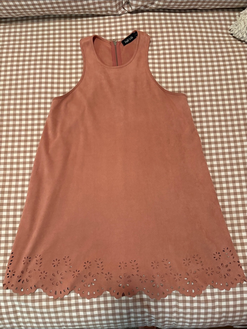 Fabrik Suede Cutout Dress